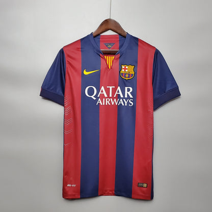 FC Barcelona Lionel Messi 10 Retro Home Soccer Jersey 2014-2015