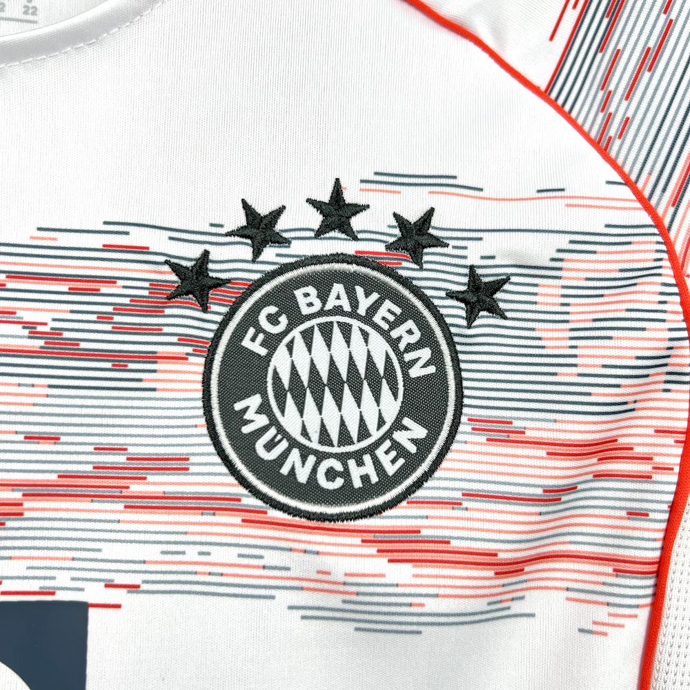 Bayern Munich Luis Diaz 14 Kids Away Soccer Jersey 2025-2026