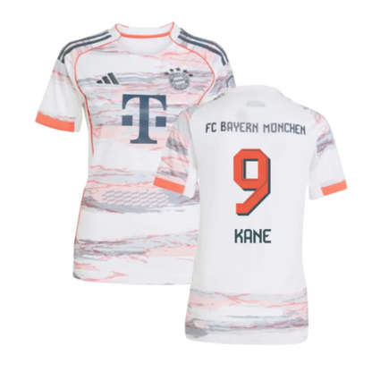 Bayern Munich Harry Kane 9 Women's Away Soccer Jersey 2025-2026