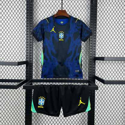 Brazil Kids Away Soccer Jersey World Cup 2026