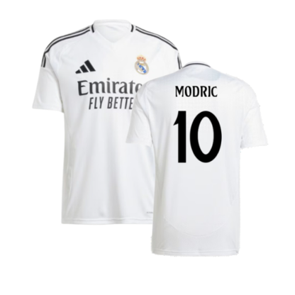 Real Madrid Luka Modric 10 Home Soccer Jersey 2024/25