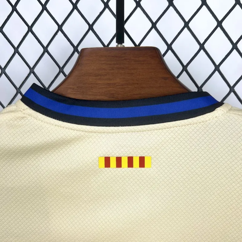FC Barcelona Pedri 8 Kids Away Soccer Jersey 2025-2026
