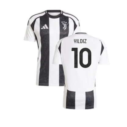 Juventus Kenan Yildiz 10 Home Soccer Jersey 2024/25