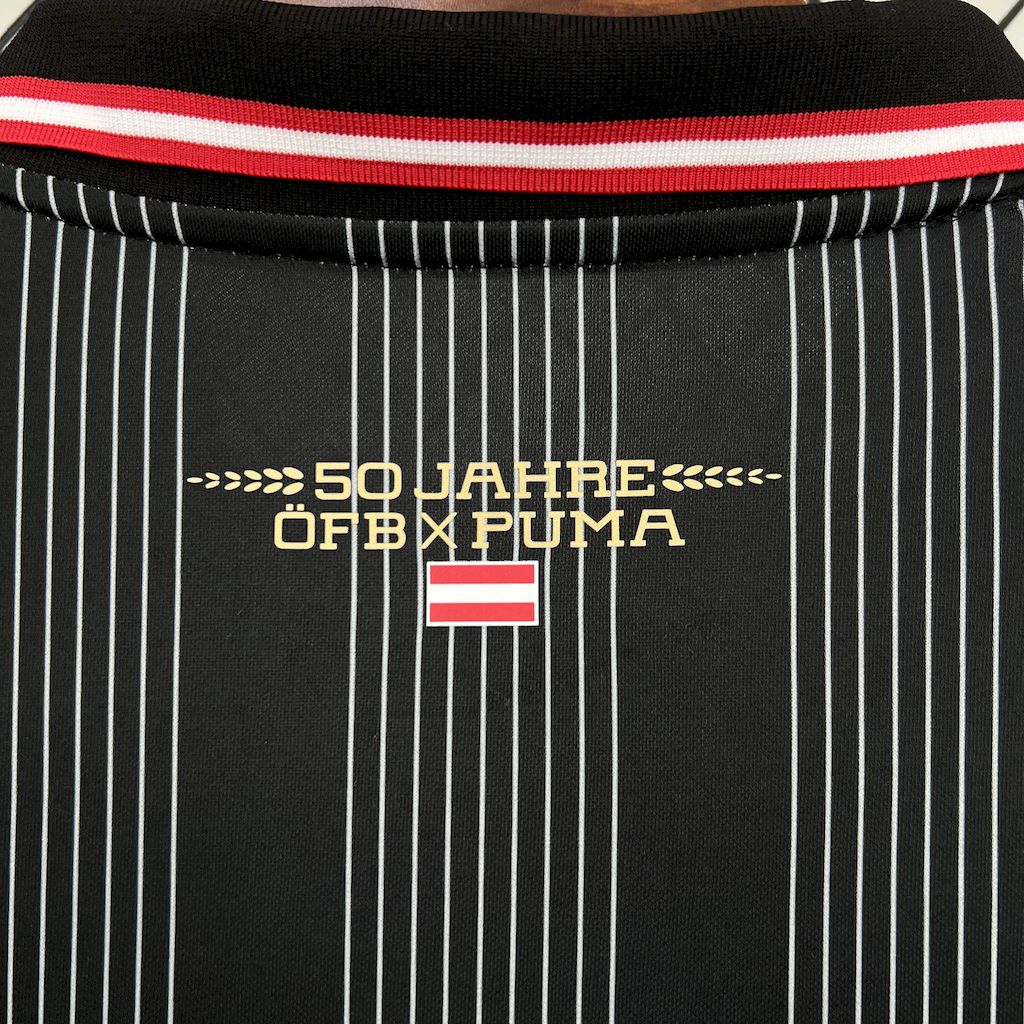 Austria 50th Anniversary Long Sleeves Retro Special Edition Soccer Jersey 2024/25