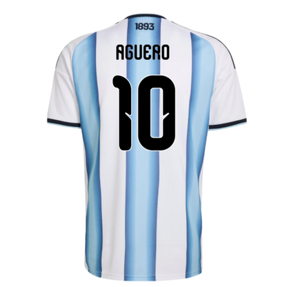 Argentina Sergio Agüero 10 Home Soccer Jersey World Cup 2026
