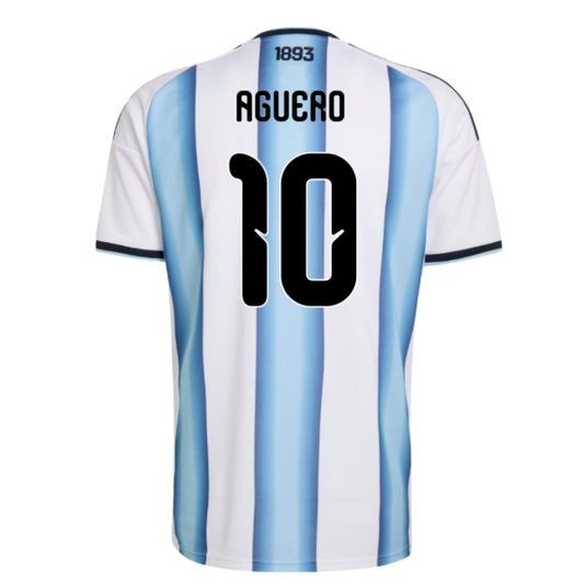 Argentina Sergio Agüero 10 Home Soccer Jersey World Cup 2026