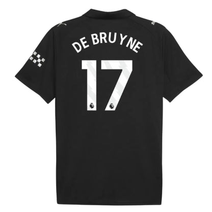Manchester City Kevin De Bruyne 17 Away Soccer Jersey 2025-2026