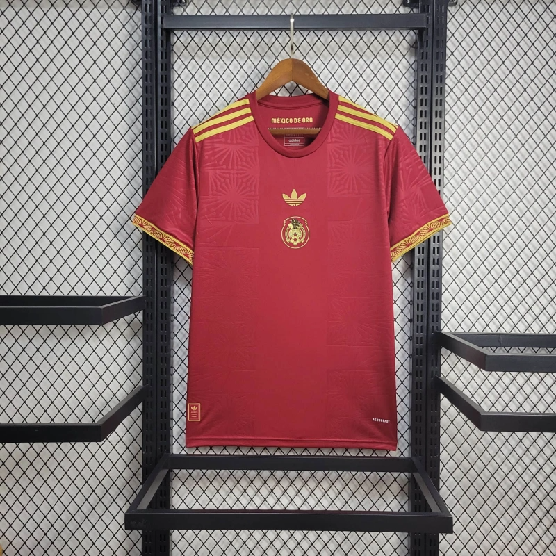 Mexico de Oro Limited Edition Soccer Jersey 2025-2026 - Red
