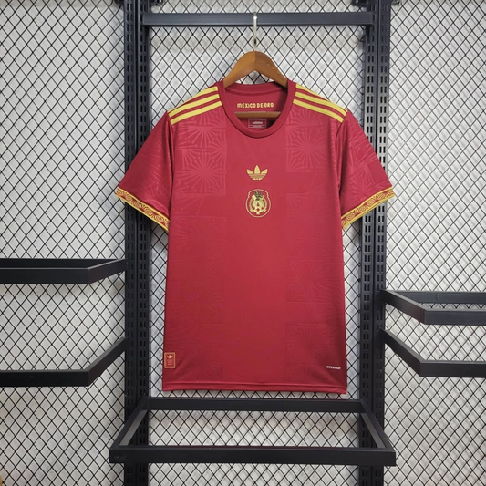 Mexico de Oro Limited Edition Soccer Jersey 2025-2026 - Red