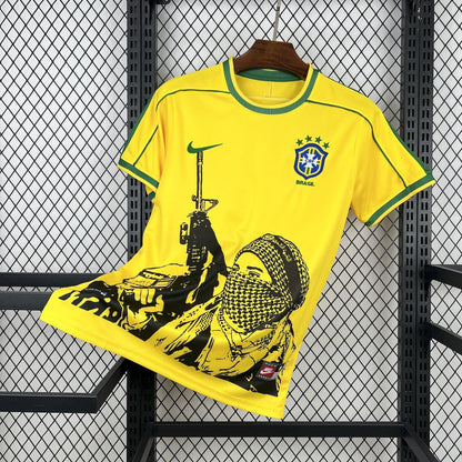 Brazil X Soldat Retro Special Edition Soccer Jersey World Cup 1998