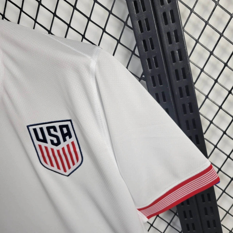 USA Brenden Aaronson 11 Home Soccer Jersey 2024/25
