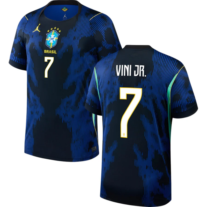 Brazil Vini Jr 7 Away Soccer Jersey World Cup 2026
