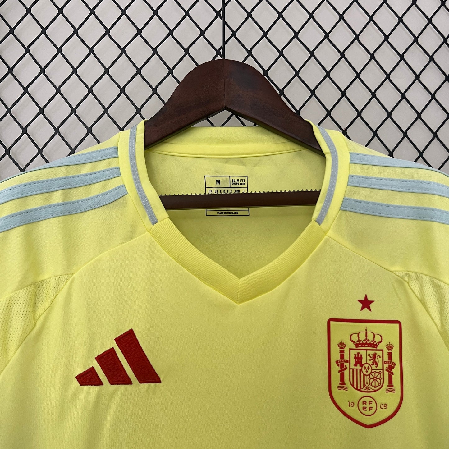 Spain Away Soccer Jersey UEFA Euro 2024 - Yellow