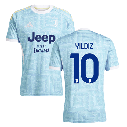 Juventus Kenan Yıldız 10 Away Soccer Jersey 2025-2026