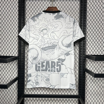 Japan X One Piece Special Edition Soccer Jersey 2024/25 - White