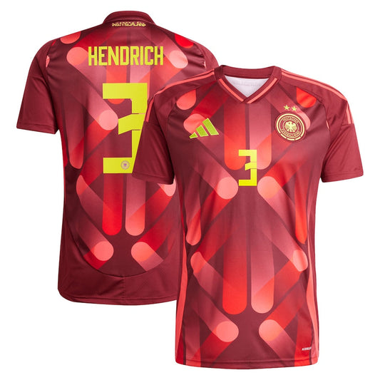 Germany Kathrin Hendrich 3 Away Soccer Jersey UEFA Euro 2025