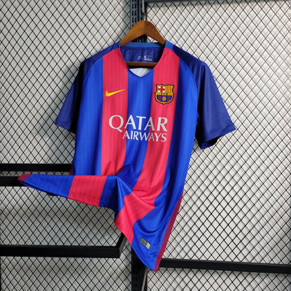 FC Barcelona Neymar Jr 11 Home Retro Soccer Jersey 2016-2017