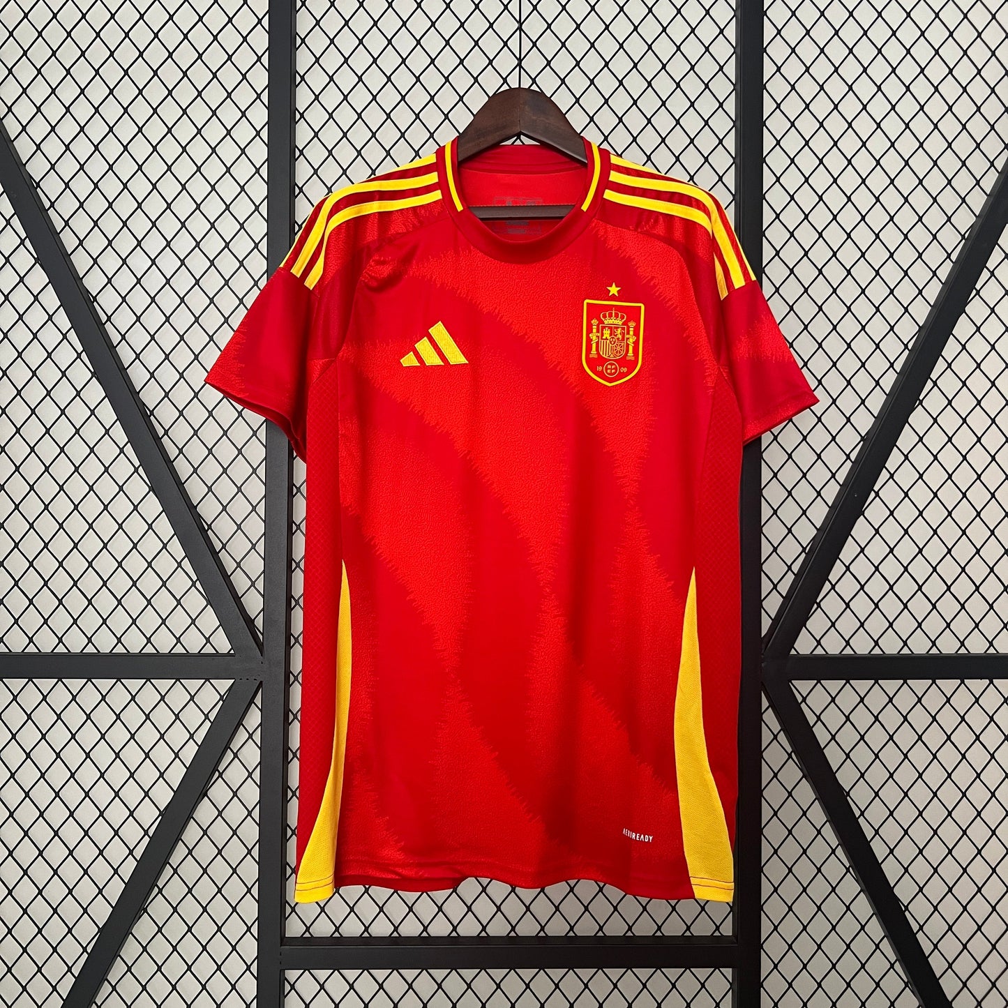 Spain Xavi 8 Home Soccer Jersey Euro 2024