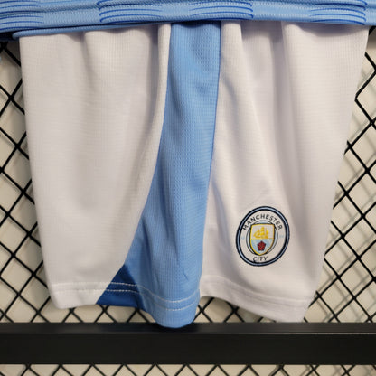 Man City Kevin De Bruyne 17 Kids Home Soccer Jersey 2023/24