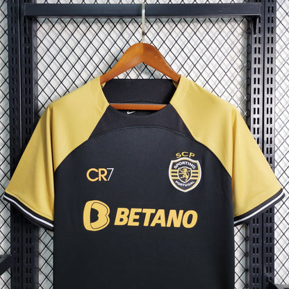 Sporting Lissabon CP Cristiano Ronaldo Third Soccer Jersey 2023/24