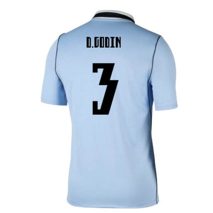 Uruguay Diego Godin 3 Home Soccer Jersey World Cup 2026