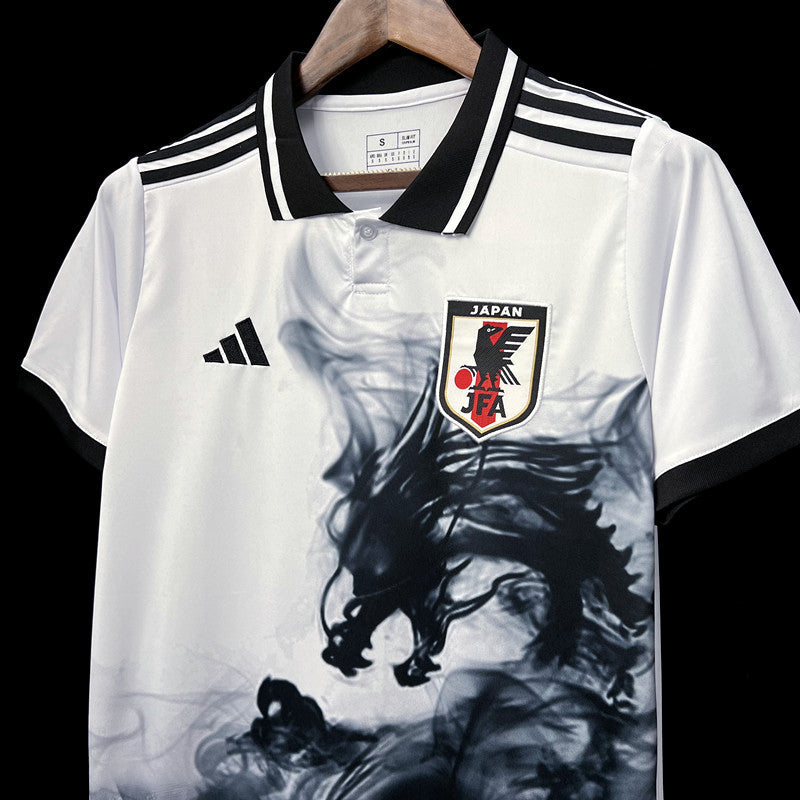 Japan Ink Landscape Dragon Limited Edition Soccer Jersey 2023/24 - White