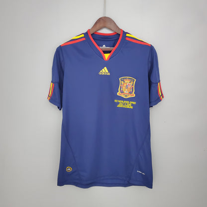 Spain Cesc Fabregasetro 10 Retro Away Soccer Jersey World Cup 2010