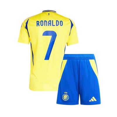 Al Nassr FC Cristiano Ronaldo 7 Kids Home Soccer Jersey 2024/25