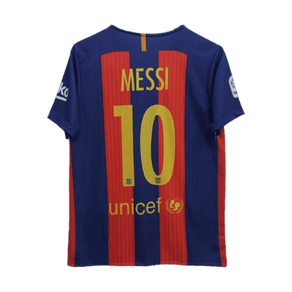 FC Barcelona Lionel Messi 10 Home Retro Soccer Jersey 2016-2017