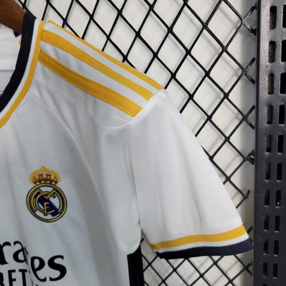 Real Madrid Luka Modric 10 Kids Home Soccer Jersey 2023/24