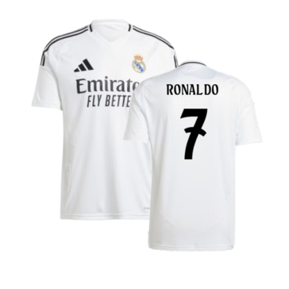 Real Madrid Cristiano Ronaldo 7 Home Soccer Jersey 2024/25