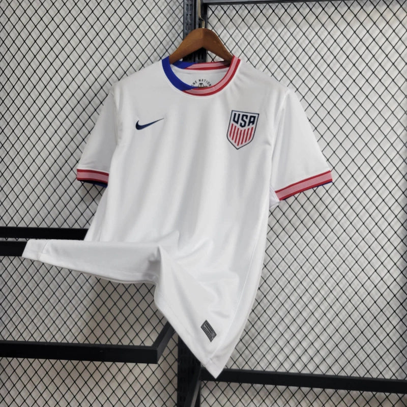 USA Christian Pulisic 10 Home Soccer Jersey 2024/25