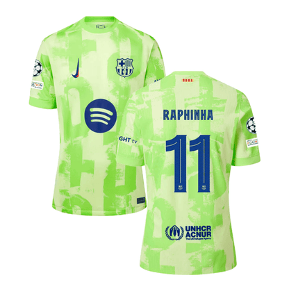 FC Barcelona Raphinha 11 Third Soccer Jersey Kids Kit 2024-2025