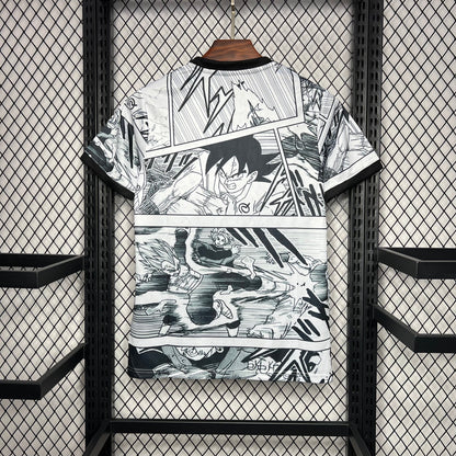 Japan X Dragonball Saiyajin Special Edition Soccer Jersey 2024/25 - White