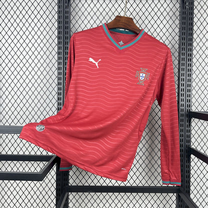 Portugal Long Sleeve Home Soccer Jersey World Cup 2026