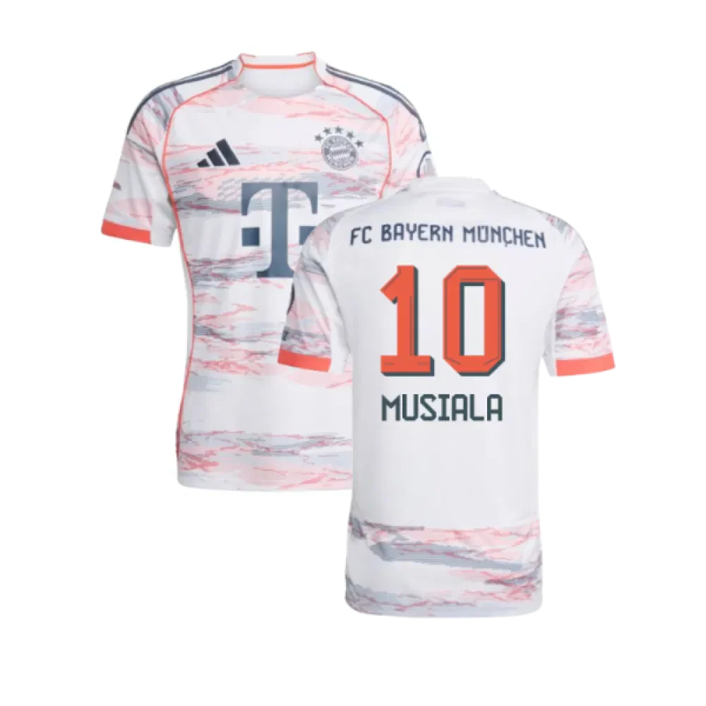 Bayern Munich Jamal Musiala 10 Away Soccer Jersey 2025-2026