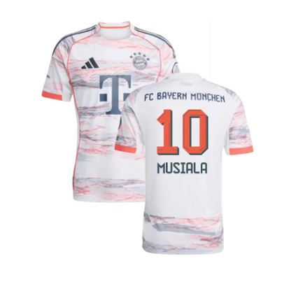 Bayern Munich Jamal Musiala 10 Away Soccer Jersey 2025-2026