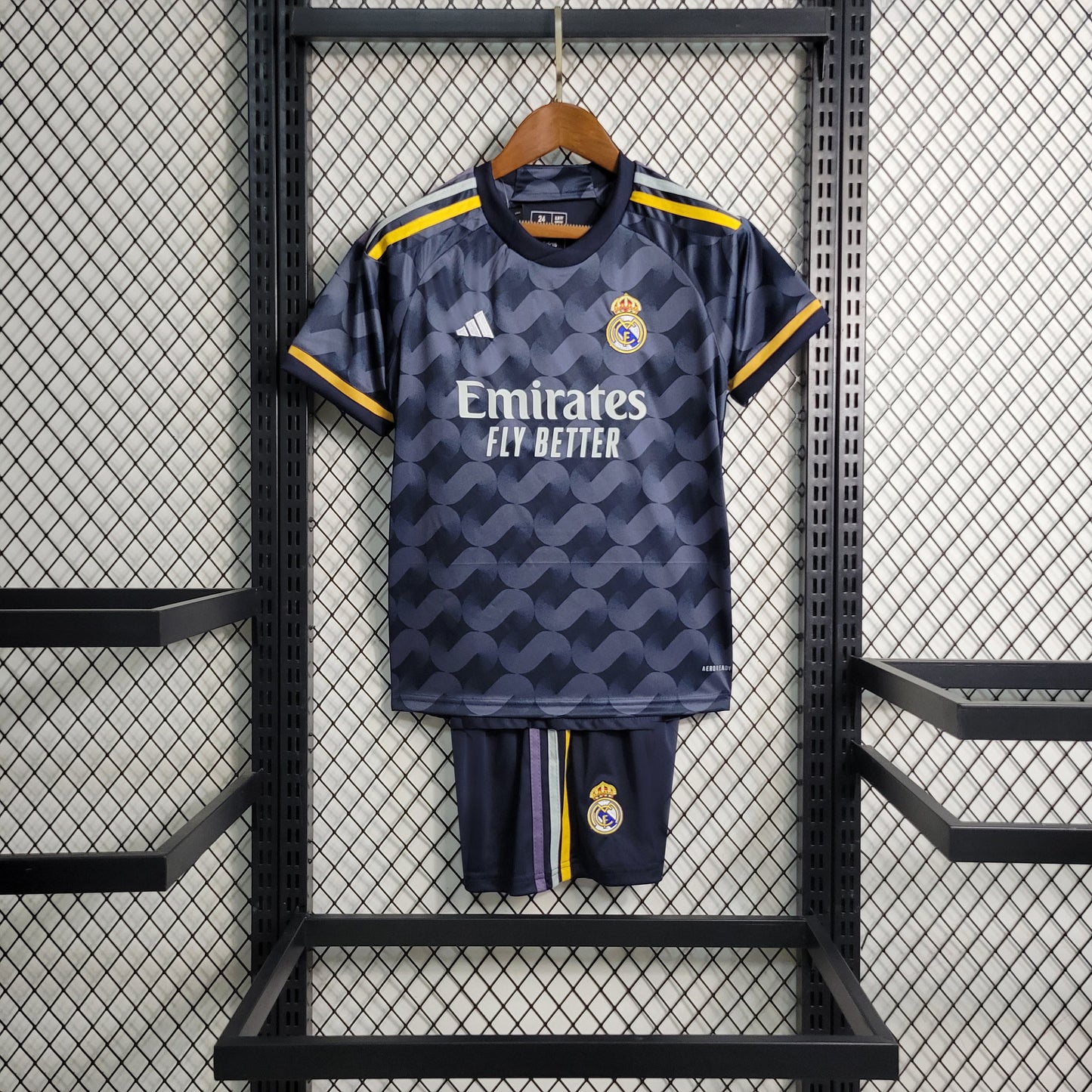 Real Madrid Vini JR 7 Kids Away Soccer Jersey 2023/24