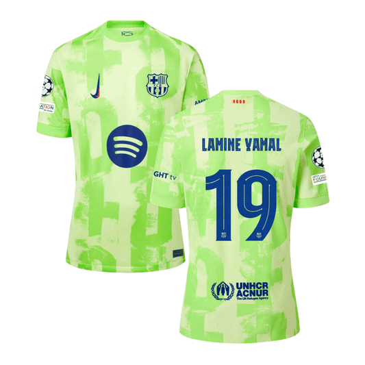 FC Barcelona Lamine Yamal 19 Third Soccer Jersey Kids Kit 2024-2025