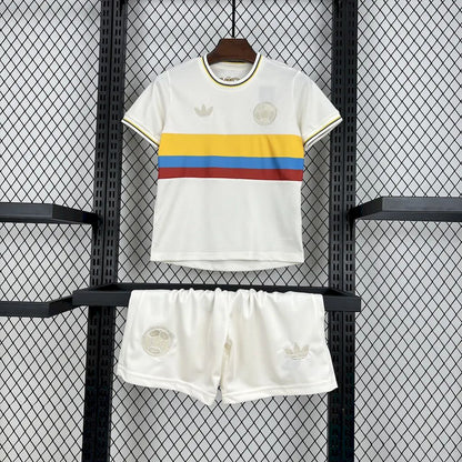 Colombia 100th Anniversary Special Edition Kids Soccer Jersey Mini Kit 2024/25