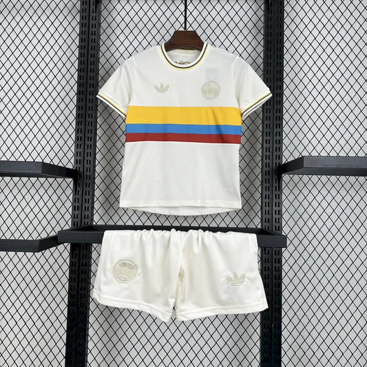 Colombia 100th Anniversary Special Edition Kids Soccer Jersey Mini Kit 2024/25