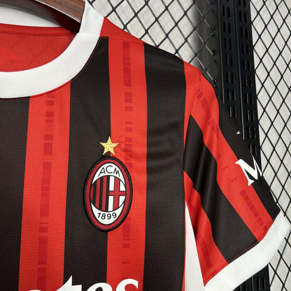 AC Milan Christian Pulisic 11 Home Soccer Jersey 2024/25