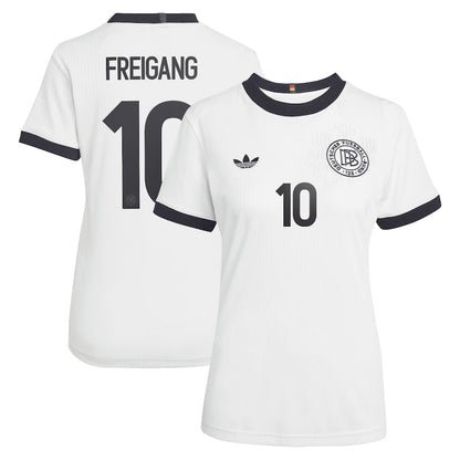 Germany Laura Freigang 10 Women's Home Soccer Jersey Euro 2025