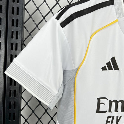 Real Madrid Kylian Mbappé 9 Kids Home Soccer Jersey 2025-2026