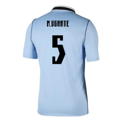 Uruguay Manuel Ugarte 5 Home Soccer Jersey World Cup 2026