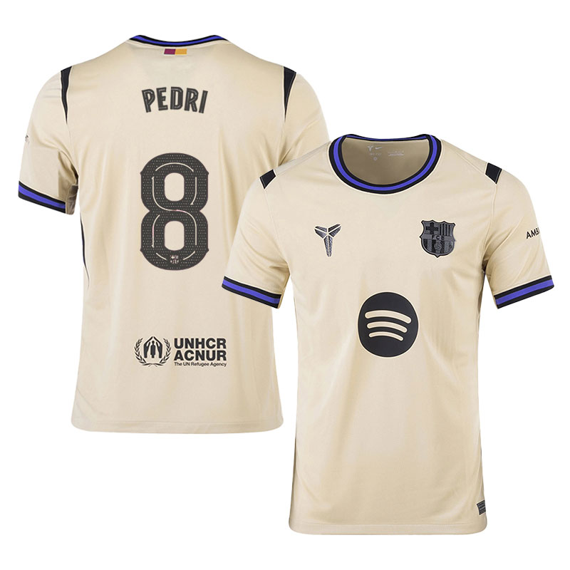 FC Barcelona Pedri 8 Away Soccer Jersey 2025-2026
