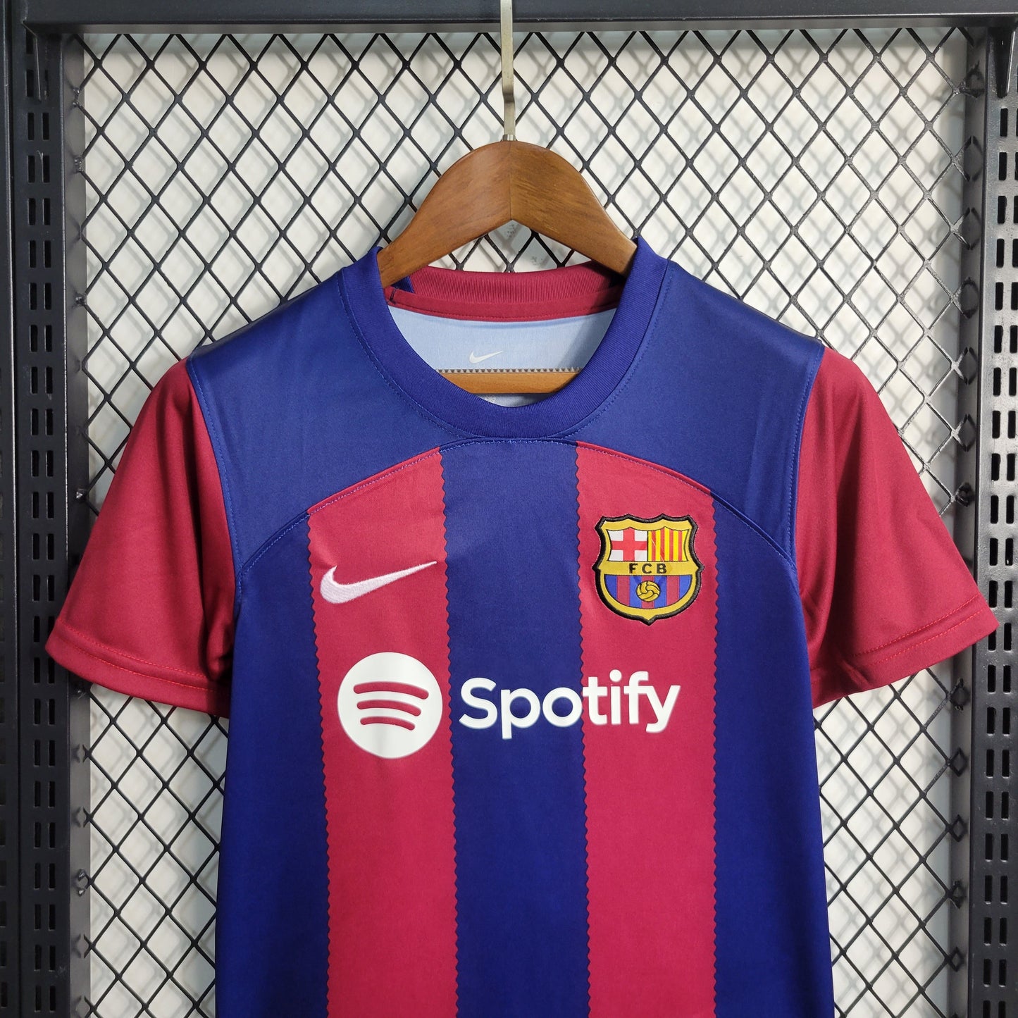 FC Barcelona Lamine Yamal 27 Kids Home Soccer Jersey 2023/24