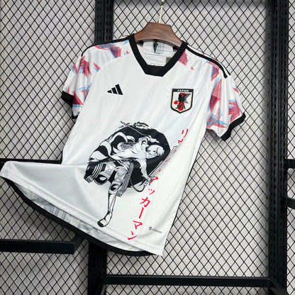 Japan X Attack on Titan Levi Ackerman Special Edition Soccer Jersey 2024/25 - White