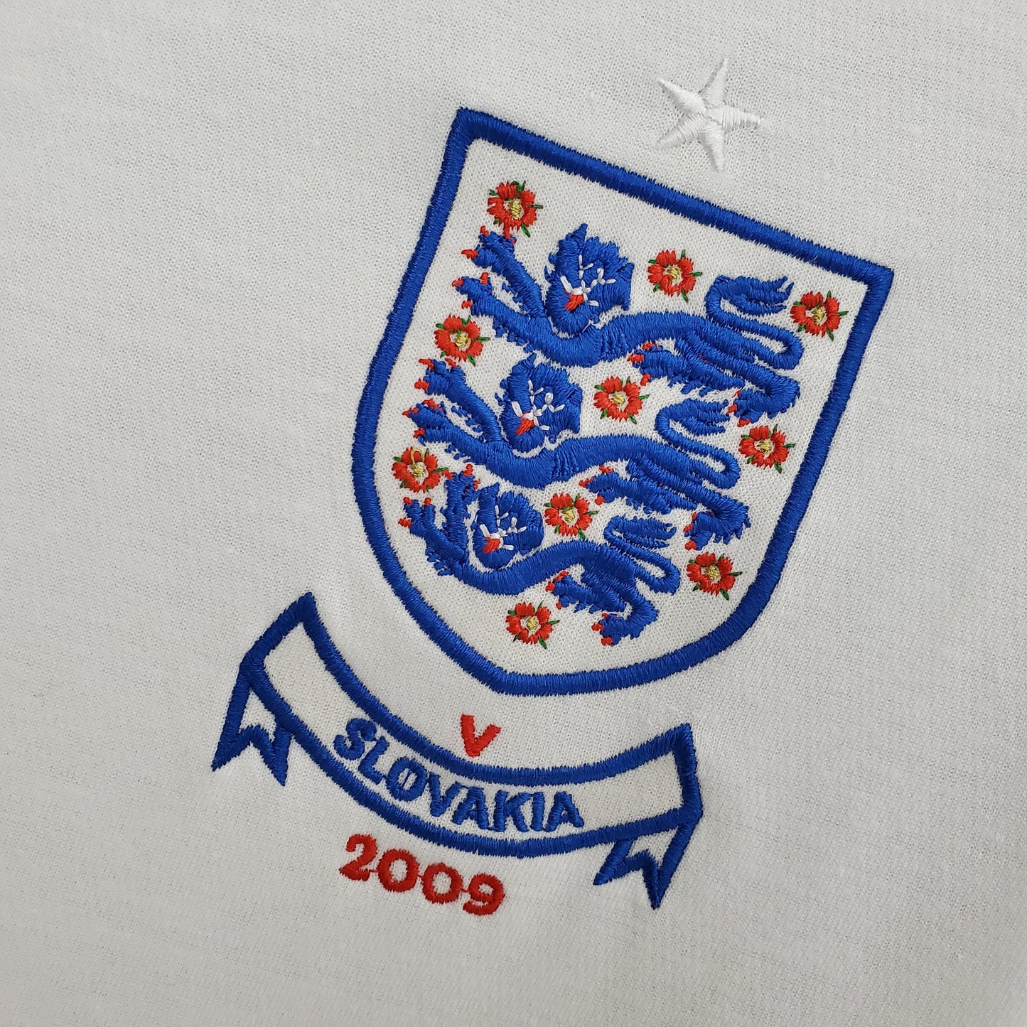 England Retro Home Soccer Jersey World Cup 2010
