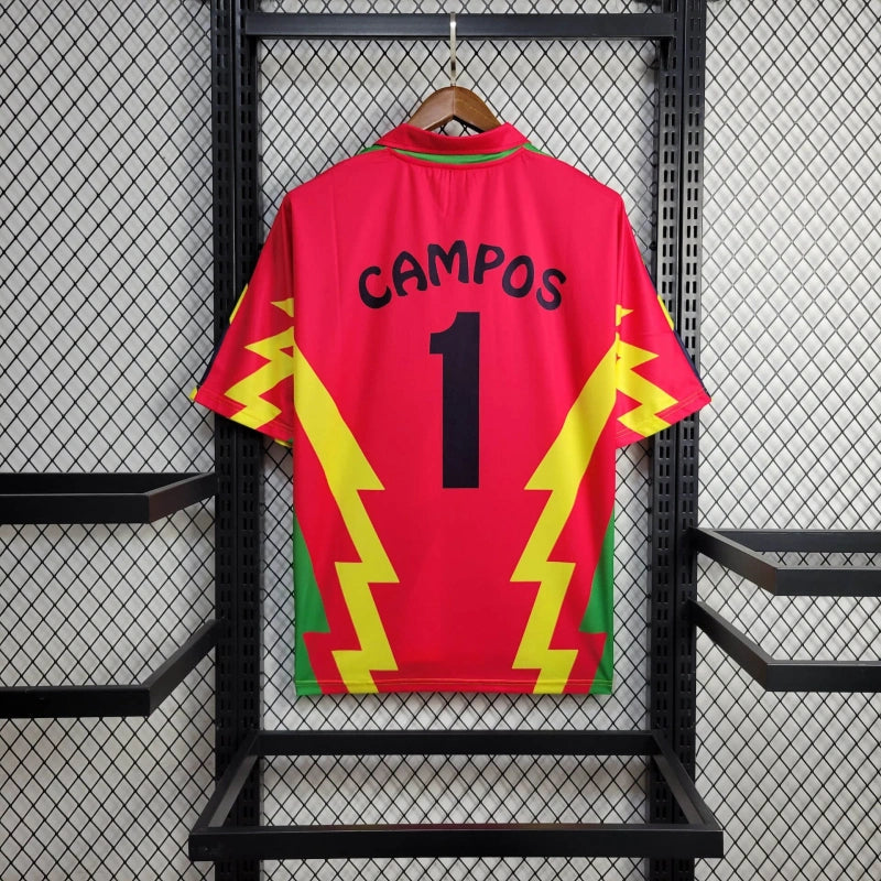 Classic and Retro Mexico Jorge Campos Goalkeeper Soccer Jersey - Red
